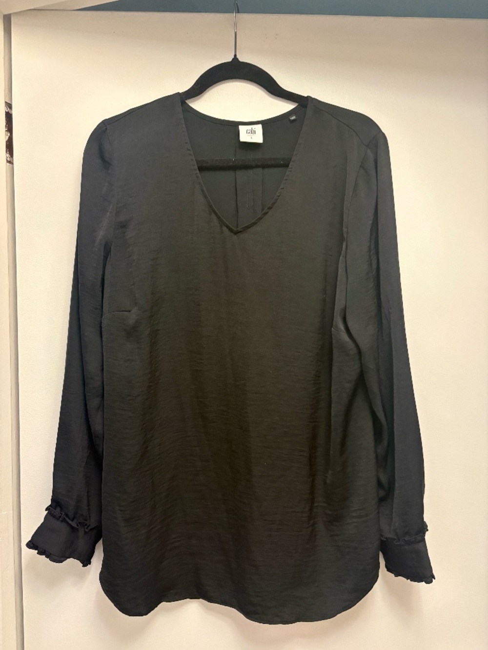 Black Long Sleeved Blouse